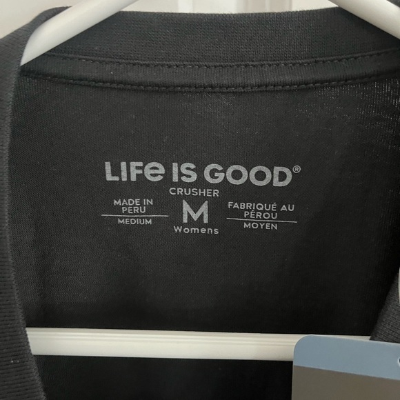 Life Is Good Wonen’s Black Long Sleeve Tee Among the Trees - Picture 6 of 6